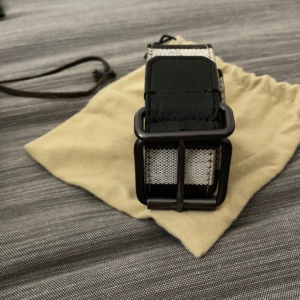 Burberry monogram men’s belt